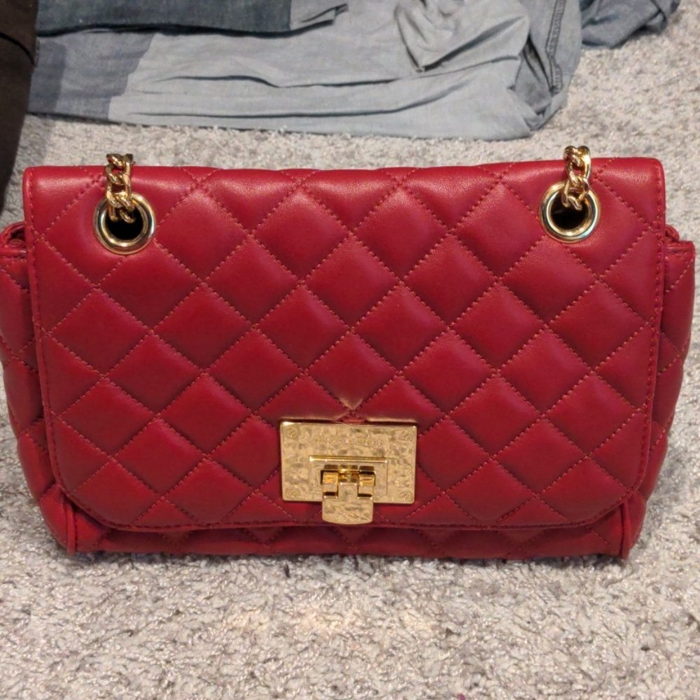 NWT red Michael kors bag